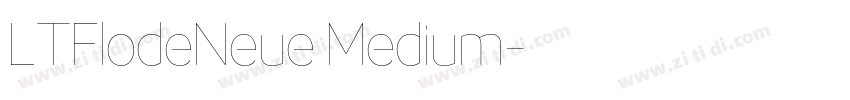 LTFlodeNeue Medium字体转换